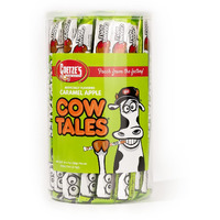 Goetze's Candy Caramel Apple Cow Tales - 2.25 Pound Canister (36 Ounces) - Fresh From The Factory