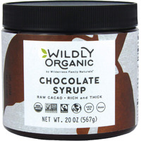 Wildly Organic Chocolate Syrup 20 Oz - Organic, Dairy-Free, Fair Trade, Non-Gmo, Kosher, Vegan, Premium Rich Chocolate Flavor | Perfect For Ice Cream, Baking, Coffee, Chocolate Milk, Mocha, & Hot Cocoa | 2 Ingredients: Raw Cacao Powder & Raw Agave