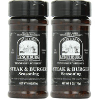 Historic Lynchburg Tennessee Whiskey Steak & Burger Seasoning - 2 Pack