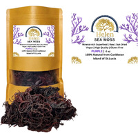 Wildcrafted Sea Moss | Gold - Purple - Green - Mixed | 100% Natural Irish Moss From St.Lucia | Mineral-Rich Superfood | 4Oz Sun-Dried Moss | No Preservatives No Chemicals | Premium Quality