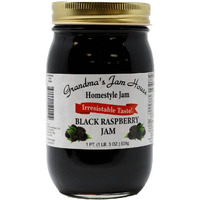 Homestyle Black Raspberry Jam - One Pint - Grandma's Jam House