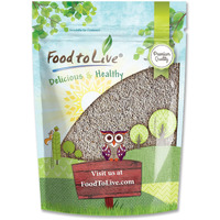 Food To Live White Chia Seeds, 2.5 Pounds - Whole, Raw, Kosher, Keto, Sirtfood, Vegan, Bulk. Rich In Omega 3, Omega 6, Fiber, Protein. Great For Chia Pudding, Yogurt, Cereals, Smoothies.