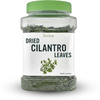 Kashan Dried Cilantro Flakes, Great Aromatic Seasoning For Food Flavoring, Salad, Soups And Meat, Garnish, Vegetarian 4Oz (113G)
