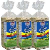 Only Kosher Candy Ultra Thin Salt Free Rice Cakes Squares, (Pack Of 3)