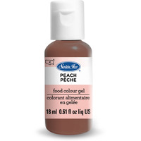 Satin Ice Food Color Liquid Gel, 0.61 Fl Oz Bottle, Peach