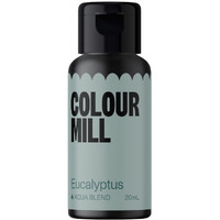 Colour Mill Aqua Blend Water-Based Food Coloring, 20 Milliliters Eucalyptus