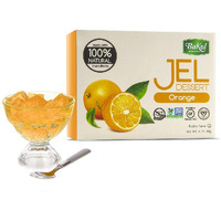 Bakol Jel Dessert - All Natural Vegan Dessert Mix - Kosher - Halal - No Artificial Sweeteners Flavors Or Colors - Orange Flavor