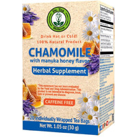 Dr. Tea Wellness Chamomile Herbal Tea With Honey Flavor - 20 Tea Bags