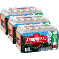 Arrowhead Spring Water Case Bundles (8 Oz. Bottles - Case Of 48 - 3 Cases), 8 Fl Oz (Pack Of 96)