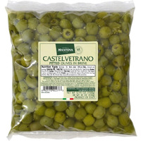Mantova Pitted Castelvetrano Olives In A Mild Brine, Product Of Italy, 100% Natural, Non-Gmo, High-Quality Nocellara Del Belice Olives, Heart-Healthy, Ready-To-Eat For Charcuterie Boards, Antipasto Platters, Aperitivo, Cocktails, Martinis, Salads, Sauces, Dips, Sandwiches, Wraps, Panini, Bruschetta, Pizza, Focaccia, Gluten-Free, Low-Glycemic, Low-Carb, Cholesterol-Free, Vegan-Friendly, Paleo-Friendly, 52.91 Oz. (3.3 Lbs.) (Pack Of 1)