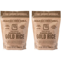 Marsh Hen Mill Carolina Gold Rice Pure Long Grain White Rice With Exceptional Aroma Flavor & Texture Nutty Almond & Floral Notes Ideal For Home Cooks & Chefs Premium Quality Non Gmo 24 Oz Pack Of 2