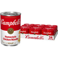 Campbells Condensed Homestyle Chicken Noodle Soup, 10.5 Oz Can (24 Pack)
