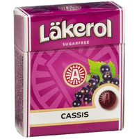Lakerol Cassis (Black Currant) Sugar Free Pastilles, .8 Ounce (Pack Of 24)