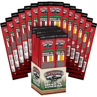 Old Trapper Beef-N-Cheese, Jalapeo Flavor, 1.3-Ounce Individual Package, Spicy And Savory Beef Stick And American Cheese Snack Pack, Great Snack For Lunch Boxes Or Between Meals (Pack Of 14)
