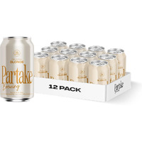 Partake Brewing Non Alcoholic Craft Brew, Blonde, 12 Pack - 12 Ounce Cans, Low Calorie, All Natural Ingredients