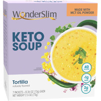Wonderslim Keto Soup With C8 Mct Oil, Tortilla, Low Carb, Low Fat, Low Sugar (7Ct)