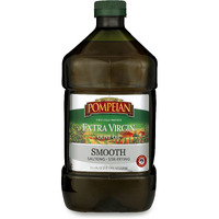 Pompeian Smooth Extra Virgin Olive Oil, First Cold Pressed, Mild And Delicate Flavor, Perfect For Sauteing And Stir-Frying, Naturally Gluten Free, Non-Allergenic, Non-Gmo, 101 Fl Oz., Single Bottle