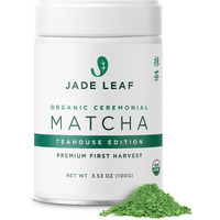 Jade Leaf Matcha Organic Ceremonial Grade Matcha Green Tea Powder - Authentic Japanese Origin - Teahouse Edition Premium First Harvest (3.53 Ounce)