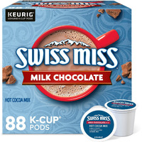 Swiss Miss Milk Chocolate Hot Cocoa, Keurig Single-Serve K-Cup Pods, 88 Count (4 Packs Of 22)