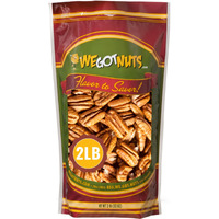 Two Pounds Of Pecans Raw, Whole, Shelled, Raw, Natural, No Preservatives Added, Non-Gmo, No Ppo, 100% Natural We Got Nuts