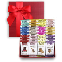 Chuao Chocolatier Share The Love Assorted Milk And Dark Mini Gourmet Chocolate Bars Gift Box | Sampler For Holiday, Birthday, Thank You, Corporate Gift Baskets | 36 Bars, 0.39 Oz Each