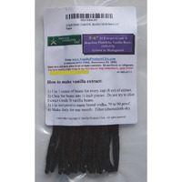 25 Split Extract Grade B Madagascar Bourbon Vanilla Beans 5~6"" Vanilla Pods By Vanilla Products Usa