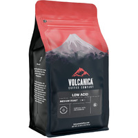 Low Acid Coffee, Blend Of Natural Low Acidic Coffee, Ground, Medium Roast, Fresh Roasted, 16-Ounces