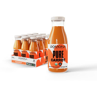 Pomona Organic Carrot Juice, Cold Pressed Usda Organic Juices, 100% Carrots, No Added Sugar, Not From Concentrate, Vegan, Kosher, Non Gmo, Pasteurized, 8.4 Ounce (Pack Of 12)