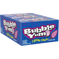 Bubble Yum Cotton Candy Chewy, Bubble Gum Packs, 2.82 Oz (12 Count, 10 Pieces)