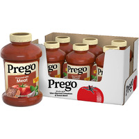 Prego Italian Tomato Pasta Sauce Flavored With Meat, 67 Oz Jar (Case Of 6)