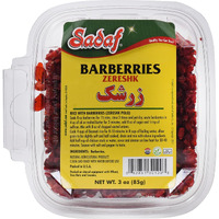Sadaf Dried Barberries - Persian Zereshk - Dried Barberries For Cooking And Food Flavoring - Middle Eastern Cuisine - 3 Oz
