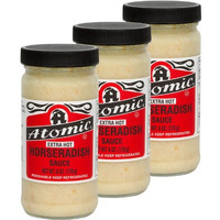 Atomic Horseradish - Extra Hot - ""3 Pack "" - 6 Oz Jars - 18 Ozs