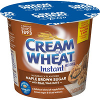 Cream Of Wheat Instant Hot Cereal To-Go Cups, Maple Brown Sugar Walnut, 2.29 Ounce (Pack Of 6)