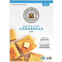 King Arthur Gluten Free Cornbread And Muffin Mix, 14 Ounces (Pack Of 6)