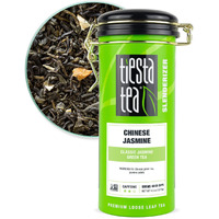 Tiesta Tea - Chinese Jasmine, Classic Jasmine Green Te, Premium Loose Leaf Tea Blend, Medium Caffeinated Green Tea, 50 Cups - 4.5 Ounce Refillable Tin