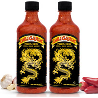 Underwood Ranches Limited Edition Dragon Chili Garlic Sauce - Hot Sauce, Perfect For Spicing Up Any Dish! - Made From Red Jalapeno Peppers That Started The Sriracha Movement, 18 Oz - 2 Pack