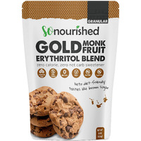 Gold - Brown Sugar Alternative Substitute 1:1 Sugar Replacement - Monk Fruit Erythritol Sweetener For Low Carb Dieters And Diabetics - No Calorie Sweetener, Non-Gmo (1 Pound)