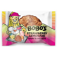 Bobo's Oat Bites Stuff'D Strawberry Lemonade, Pack Of 30 (1.3 Oz Bites), Gluten Free Whole Grain Rolled Oats