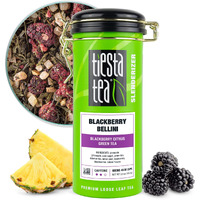 Tiesta Tea - Blackberry Bellini | Blackberry Citrus Green Tea | Premium Loose Leaf Tea Blend | Medium Caffeinated Green Tea | Make Hot Or Iced Tea & Brews Up To 50 Cups - 5 Ounce Refillable Tin