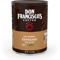 Don Francisco's Espresso Dark Roast Ground Coffee, 12 Oz Can