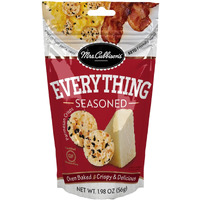 Mrs. Cubbison's Cheese Crisps - 100% Real Cheese, Keto Friendly, Great For Snacking And Salad Topper - Everything Seasoned Flavor, 1.98 Ounce (Pack Of 9)