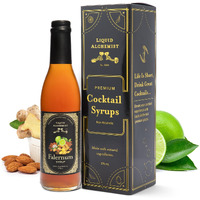 Liquid Alchemist Falernum Syrup For Cocktails - Real Ingredients Make Our Falernum Cocktail Syrup A Great Mixer For Any Tiki Cocktail - Our Falernum Drink Syrup Is Non-Gmo Gluten Free & Vegan (12 Oz)