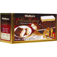 Walker's Shortbread Strathspey Rich Holiday Fruit Cake, Luxury Holiday Treat, 17.6 Oz Box