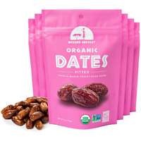 Mavuno Harvest Pitted Dates Dried Fruit Snacks | Organic Dried Dates | Healthy Snacks For Kids And Adults| Deglet Noor Dates | No Sugar Added, Vegan, Non Gmo | Resealable 2 Ounce Bags, Pack Of 6