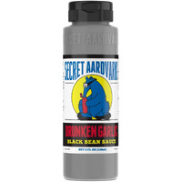 Secret Aardvark Drunken Garlic Black Bean Sauce - Garlic Hot Sauce, Stir Fry Sauce, Mild Bbq Sauce, Low Carb, Dairy Free, Chili Garlic Sauce, Gluten-Free Hot Sauce & Marinade - 8 Fl Oz 1 Pack