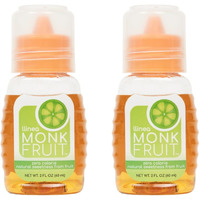 Llinea Monk Fruit - 2-Pack (400 Total Servings) - Sweetens Coffee, Tea, Smoothies, & More - Zero Calories - Zero Carbs - Gluten-Free - Non-Gmo - No Erythritol