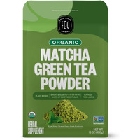 Fgo Organic Matcha Green Tea Powder, Japanese Culinary Grade, Resealable Bag, 16Oz, Packaging May Vary (Pack Of 1)