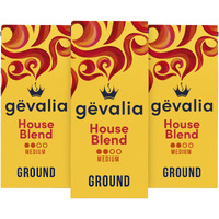 Gevalia House Blend Medium Roast Ground Coffee 12 Oz Bag (Pack Of 3)