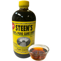 100% Pure Cane Syrup 16Fl. Oz (Pack Of 1) - No Additives - No Preservatives - Pure & Natural - Open Kettle - Louisiana's Trusted Brand For Over 100 Years - By Steen's