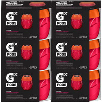 Gatorade Unisex Adult Gatorade Gx Pods, Strawberry Raspberry 4 Count (Pack Of 6)